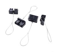 4PCS Heavy Duty Trailer Connector Cover for Caravan Towing - Dustproof Cap for 50A 120A 175A Socket - Weather for proof PVC Guard for RV Wiring(120A-black)