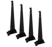 4pcs Heavy Duty Wall Shelf Bracket, Iron Triangle Support for Shelves