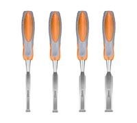 4Pcs Heavy Duty Woodworking Flat Gouge Woodworking Plane Carving Cutter Accessories Carving