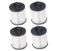 4Pcs HEPA Filter Accessories Replacement for Eureka Dcf21 Dcf-21 67821 68931 68931A Ef91 E1052Ax Vacuum Cleaner (Color : White black)