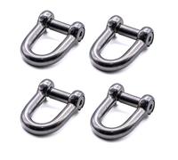 4pcs Hex dee shackle with flush allen key countersunk hex pin 316 A4 marine grade stainless steel (M5)