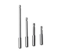 4Pcs Hexagonal Handle Extension Connecting Rod 1/4 Quick Changing Extension Rod Batch Head Joint Tool Accessories Quick Changing Bit Holder