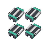 4pcs HGW20CC Linear Slider Bearing HGH20CA Square Bearing Slider Block for HGR20 High Assembly CNC Linear Guide