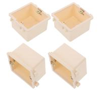 4pcs Hidden Socket Junction Box 86 Type Flame Retardant for Home