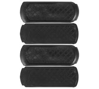 4pcs High Chair Foot Stoppers Black Abs Leg Protectors | Rounded Removable Caps, Floor Protection for Activity Zones and Kindergartens, Easy Maintenance