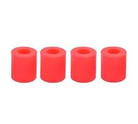 4PCS High Temp Resistant Silicone Buffer for 3D Printers,16/18MM Leveling Column Mounts,Non-Stick Heat Bed Accessories(Red)