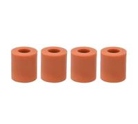 4PCS High Temp Resistant Silicone Buffer for 3D Printers,16/18MM Leveling Column Mounts,Non-Stick Heat Bed Accessories(Orange)