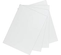 4Pcs High-Temperature Ceramic Fiber Paper - Insulation Fireproof Kiln Sheets for Wood Burning Stoves and Furnaces(Thick: 3mm)