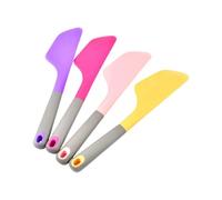 4pcs High Temperatures Proof Silicone Spatulas for Cake Decorating Versatile Kitchens Utensils Ergonomic Designs Reducing Hand Fatigue Silicone Scrapers