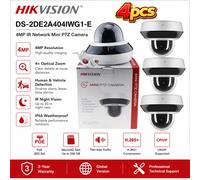 4pcs Hikvision 4MP IR 4XZoom Outdoor PTZ Camera DS-2DE2A404IWG1-E 2-Way Audio UK