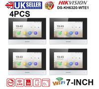 4Pcs Hikvision DS-KH6320-WTE1 Video Intercom IP Indoor Station 7" Screen |Wi-Fi
