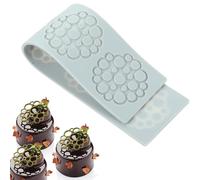 4pcs Hollow Chocolate Silicone Molds, Baking 3D Silicone Tuile Molds, Fondant, Sugar Craft, Resin, Cake Top Decoration Tool