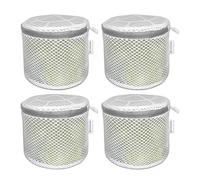 4PCS Honeycomb Mesh Laundry Bags for Delicates with Zipper, Clothing Washing Bags for Underware, Lingerie,Bra, Stocking, Socks, Extra Strong, to Provide Better Protection(4Bra))