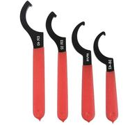 4Pcs Hook Head Crescents Spanners Steel Round Nut Hook Spanner for Wheel Nut and Furniture Assembly Thread Wrench