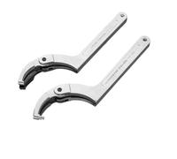 4pcs Hook-Type Shock-Absorbing Adjustable Water Meter Crescent Wrench(Round Head 4pcs)