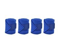 4Pcs Horse Leg Warp Hoop and Loop Fastener Guard Soft Polyester Set for Horses Cows Dogs Cats Blue