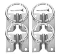 4pcs Horse Tie Ring Blocker 7x60 Stainless Steel Equestrian Supplies Metal Tie Ring Training Competition Riding