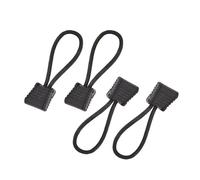 4Pcs Hose Clip Retainer With Tab Scubas Diving Hose Clip Retainer Holder Elastics Rope Replacement Fixing Bungee Diving Snorkels Attachments
