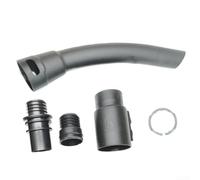 4pcs Hose Connector Set for Karcher WD1 WD2 WD4 WD5 WD6-35mm Vacuum Handle Adapter with Ergonomic Grip - Black Suction Tube Coupling for Home Cleaning