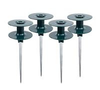 4PCS Hose Guide On Zinc Spike Garden Hose Guide with Metal Spike Water Hoses Spike Garden Hose Guide Spikes