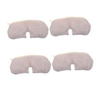 4pcs Hot Compress Eye Mask with Mineral Salt Reusable Eye Relief Tool for Sleeping Lightweight Breathable Cloth for Home Travel Camping for Fatigue and Relaxation