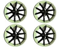 4PCS Hub Cap Car Compatible For Tesla Model 3 2017-2023 18 Inch Wheel Cap Replacement Automobile Wheel Hubcap Full Rim Cover Accessories(Avocado green)