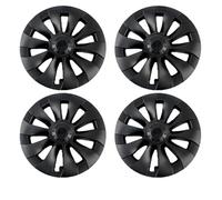 4PCS Hub Cap Compatible For Tesla Model 3 19 Inch Performance Replacement Wheel Cap Rim Cover Hubcap Full Cover Car Accessories 2017-2023(Matte black 2020-2023)