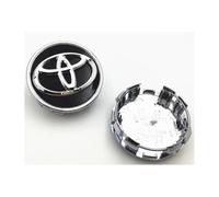 4pcs HUB CAP FOR TOYOTA CAMRY COROLLA Chrome Black 62MM