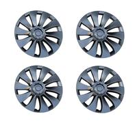 4PCS Hub Cap Performance Replacement Wheel Cap Rim Cover Hubcap Full Cover Accessories Compatible For と互換性がある Tesla Model 3 19 Inch 2017-2019 2023(Gun grey 2017-2019)