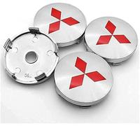 4Pcs Hub Centre Caps for Mitsubishi Pajero Galant Eclipse ASX 65MM, Waterproof Anti Dust Hub Cover Car Wheel Rims Protectors Exterior Decoration Accessories