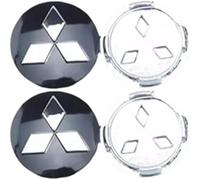 4Pcs Hub Centre Caps for Mitsubishi Triton 2015-2018 56.5MM, Waterproof Anti Dust Hub Cover Car Wheel Rims Protectors Exterior Decoration Accessories,C