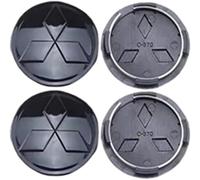 4Pcs Hub Centre Caps for Mitsubishi Triton Double Cab Chassis 56.5MM, Waterproof Anti Dust Hub Cover Car Wheel Rims Protectors Exterior Decoration Accessories,D