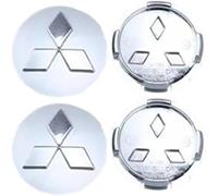 4Pcs Hub Centre Caps for Mitsubishi Triton Double Cab Chassis 65MM, Waterproof Anti Dust Hub Cover Car Wheel Rims Protectors Exterior Decoration Accessories,B