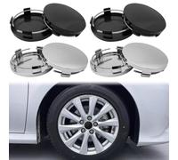 4pcs Hub Centre Caps for Opel Astra H G J Insignia Mokka Zafira Corsa 58mm, Stable Car Wheel Center Hub Caps Replacement Compatible,Sunscreen Waterproof Styling Accessories,Silver