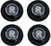 4Pcs Hub Centre Caps for Rolls Royce Silver Dawn 1949-1955, Waterproof Anti Dust Hub Cover Car Wheel Rims Protectors Exterior Decoration Accessories,A
