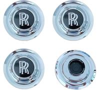 4Pcs Hub Centre Caps for Rolls Royce Spectre 2023-2025, Waterproof Anti Dust Hub Cover Car Wheel Rims Protectors Exterior Decoration Accessories,B