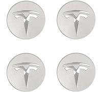 4Pcs Hub Centre Caps for Tesla Model S X 3 Y 2017 2018 2019 2020 2021 56mm, Wheel Decoration Cover, Hubcaps, Hub Cap, Dust/Waterproof/Wear-Resistant/with Logo