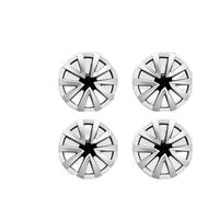 4PCS HubCap 18 Inch Performance Wheel Caps Automobile Replacemen Hub Cap Full Rim Cover Accessories Compatible For Tesla Model 3 2021-2024 (Color : Silver)