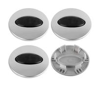 4pcs Hubcaps Car Wheel Center Hub Caps 62mm for Land Rover Range Rover L322 2002-2012, Tire Center Accessories, Hub Center Cover Stable And Does Not Fall Easily,A-Silver
