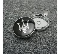 4pcs Hubcaps Car Wheel Center Hub Caps, for Maserati Ghibli Levante 60MM Wear Resistant Hub Center Caps,F