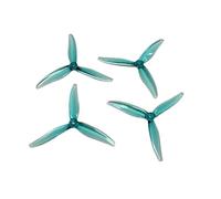 4PCS Hurricane 51377 5.1×3.7×3 PC Propeller For 2207 2100KV FPV Freestyle Multirotor Drones RC Airplane Parts(Transparent Cyan)