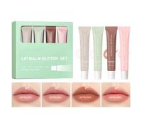 4pcs Hydrating and Moisturizing Lip Care Set For Women and Girls Party Makeup Smoothing Dry And Lips