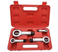 4Pcs Hydraulic Nut Splitter Set with Hexagonal Drive Design to Remove Seized Without Damaging Bolts or Threads Pipe Gate Nut Breaker Hydrostatic Cracker Set