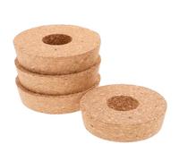 4pcs Hydroponic Planter Wood Lid with Hole Design for Glass Vase