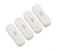 4PCS Hygrometer Thermometer Sensor, For Zigbee Smart Temperature And Humidity Detector, Self-adhesive Indoor Wireless Sensor With Smart Alerts