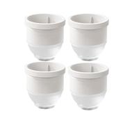 4Pcs Ice Ball Mould, Round Moulds, Reusable & Stackable, Easy to Demold Round ICES Cube Moulds for Freezer Whiskey, Gin, Cocktails & Soft Drinks