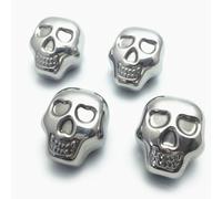 4PCS Ice Cubes Whiskey Stones Reusable Waterless Stainless Steel Ice Cubes Whiskey Chilling Stones Use for Drink Metal Whiskey Balls Ideal for Scotch Bourbon Your Favorite Beverage