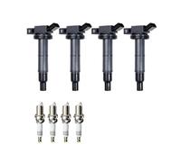 4PCS Ignition Coil & 4PCS Iridium Spark Plug OEM Compatible For Toyota Camry 2.4L 2002~2011