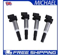 4PCS Ignition Coil Packs For Mini R56 Cooper S Benchmark Performance Uprated UK