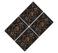 4pcs Inch A5 Craft Board Cutting Mat with Grid and Scratch Prevention | High-density PVC Material, Non-slip Plastic Surface, Cosmic Pattern Design, for Classroom and Model Building Bench